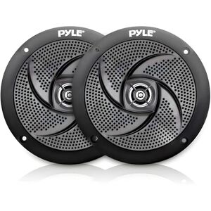 Pyle Marine Speakers Waterproof 2-Way Outdoor Audio System 13cm, 180W Power, Low-Profile Slim Design, Weather-Resistant Stereo Sound for Boat, ATV, UTV & More – Pair (Black) Pyle Marine Speakers Waterproof 2-Way Outdoor Audio System 13cm, 180W Power, Low-Profile Slim Design, Weather-Resistant Stereo Sound for Boat, ATV, UTV & More – Pair (Black)