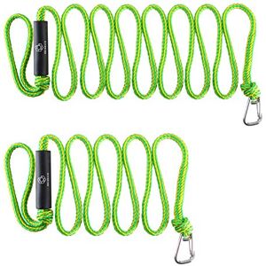 Obcursco Premium PWC Dock Lines, Heavy Duty Braided Line, Marine Rope for Jet Ski,Watercraft, Small Boat, Kayaking, Marine Sets of Two Ropes with 316 Stainless Steel Clip,(Green/Yellow) Obcursco Premium PWC Dock Lines, Heavy Duty Braided Line, Marine Rope for Jet Ski,Watercraft, Small Boat, Kayaking, Marine Sets of Two Ropes with 316 Stainless Steel Clip,(Green/Yellow)