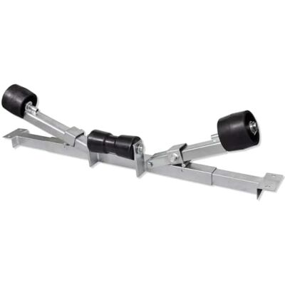 vidaXL Boat Trailer Support Bracket with Keel Rollers - Boat Trailer Support vidaXL Boat Trailer Support Bracket with Keel Rollers - Boat Trailer Support