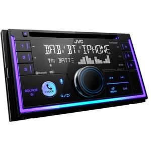 JVC Car Radio 2DIN, CD, USB, iPod, Bluetooth, Dab+, KW-DB95BT Black JVC Car Radio 2DIN, CD, USB, iPod, Bluetooth, Dab+, KW-DB95BT Black