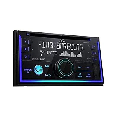 JVC KW-DB93BT Double DIN CD Receiver with Digital Radio (DAB+), Bluetooth Hands-Free Function and Audio Streaming Black JVC KW-DB93BT Double DIN CD Receiver with Digital Radio (DAB+), Bluetooth Hands-Free Function and Audio Streaming Black