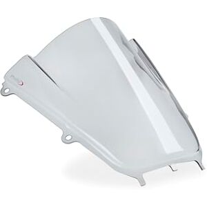 Puig 22284W Z-Racing Windscreen; aerodynamic design with double height; improves rider protection; made of high-impact acrylic; TÜV approved; easy installation, Clear Puig 22284W Z-Racing Windscreen; aerodynamic design with double height; improves rider protection; made of high-impact acrylic; TÜV approved; easy installation, Clear