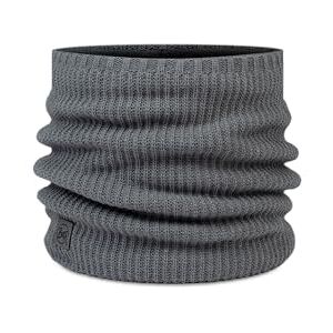 Buff ® Knitted & Fleece Neckwarmer Man Woman Adult, Extreme Cold, Practical, Versatile, Fashionable, Thermal Insulation, Comfortable, One Size, Grey Buff ® Knitted & Fleece Neckwarmer Man Woman Adult, Extreme Cold, Practical, Versatile, Fashionable, Thermal Insulation, Comfortable, One Size, Grey