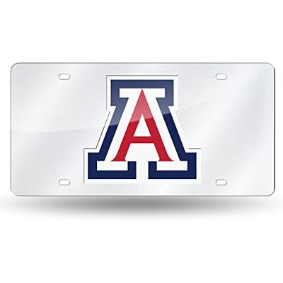 Rico Industries NCAA Laser Inlaid Metal License Plate Tag, Arizona Wildcats Rico Industries NCAA Laser Inlaid Metal License Plate Tag, Arizona Wildcats