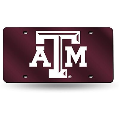 Rico Industries NCAA Texas A&M Aggies Laser Inlaid Metal License Plate Tag Rico Industries NCAA Texas A&M Aggies Laser Inlaid Metal License Plate Tag