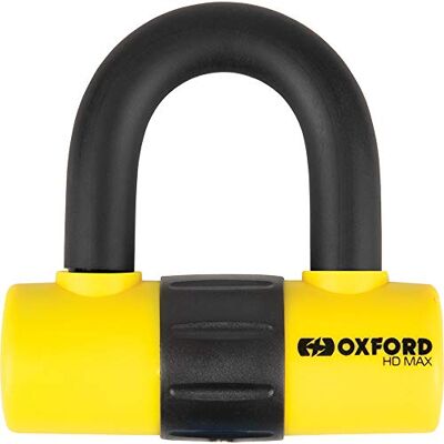 Oxford HD Max Yellow High Security Motorcycle Steel Disc Lock LK311 5030009096112, Orange Oxford HD Max Yellow High Security Motorcycle Steel Disc Lock LK311 5030009096112, Orange
