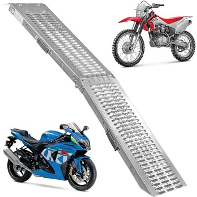 KCT Vehicle Loading Ramp Heavy Duty 200kg Capacity Folding Motorcycle Bike Access KCT Vehicle Loading Ramp Heavy Duty 200kg Capacity Folding Motorcycle Bike Access