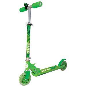 ZINC Two Wheeled Explorer Kids Scooter for Ages 3+ – Folding 2-Wheel Kick Scooter with Light Up Wheels, Lightweight, Height Adjustable, Anti-Slip Footplate, Rear Footbrake, Dino ZINC Two Wheeled Explorer Kids Scooter for Ages 3+ – Folding 2-Wheel Kick Scooter with Light Up Wheels, Lightweight, Height Adjustable, Anti-Slip Footplate, Rear Footbrake, Dino