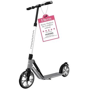 Hudora BigWheel 230 Advanced Scooter Stable aluminium scooter for up to 120kg Quiet & foldable city scooter with stand & bell Kick scooter for kids/teens & adults Hudora BigWheel 230 Advanced Scooter Stable aluminium scooter for up to 120kg Quiet & foldable city scooter with stand & bell Kick scooter for kids/teens & adults