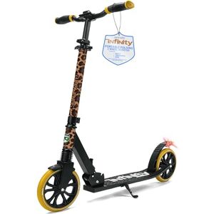 SereneLife Foldable Kick Scooter - Teen & Adult with Rubber Grip - Alloy Deck - Adjustable Handlebar - Smooth Wheels SereneLife Foldable Kick Scooter - Teen & Adult with Rubber Grip - Alloy Deck - Adjustable Handlebar - Smooth Wheels