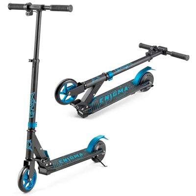 Xootz Enigma Electric Scooter, Kids Foldable E-Scooter, Up to 12 km/h Speeds, 24V Lithium Battery, Ages 6+ Xootz Enigma Electric Scooter, Kids Foldable E-Scooter, Up to 12 km/h Speeds, 24V Lithium Battery, Ages 6+
