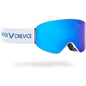 Black Crevice Ski Goggles with Cylindrical Lenses White/Blue Revo Black Crevice Ski Goggles with Cylindrical Lenses White/Blue Revo