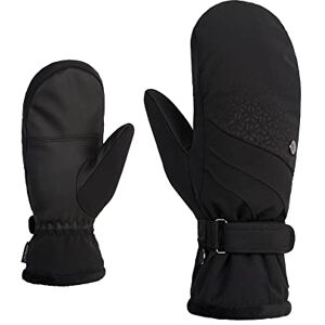 Ziener Women's Kasandra Ski Mittens/Winter Sports, Extra Warm, Breathable, G-Loft, Black, 7 Ziener Women's Kasandra Ski Mittens/Winter Sports, Extra Warm, Breathable, G-Loft, Black, 7