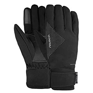 Reusch R-TEX XT Touch-TEC 7702 Unisex Outdoor Sports Finger Gloves Black/Silver XS Reusch R-TEX XT Touch-TEC 7702 Unisex Outdoor Sports Finger Gloves Black/Silver XS