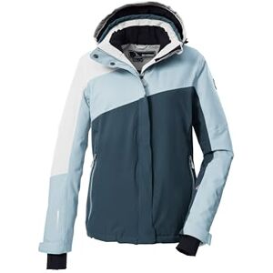 killtec KSW 26 WMN Ski Jacket/Functional Jacket with Zip-Off Hood and Snow Guard Light Ice Blue, 46, 43412-000 killtec KSW 26 WMN Ski Jacket/Functional Jacket with Zip-Off Hood and Snow Guard Light Ice Blue, 46, 43412-000