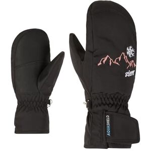 Ziener Children's LAILLANI Ski Mitten/Winter Sports Waterproof, PFC Free, Black, 7 Ziener Children's LAILLANI Ski Mitten/Winter Sports Waterproof, PFC Free, Black, 7