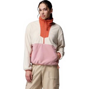 Columbia Women's Sequoia Grove Half Zip Fleece, Fleece Pull Over, Chalk, Eraser Pink, Tuscan, M Columbia Women's Sequoia Grove Half Zip Fleece, Fleece Pull Over, Chalk, Eraser Pink, Tuscan, M