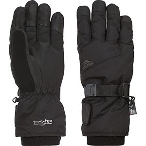 Trespass Ergon II Adults Waterproof Ski Gloves in Grey & Black with Nose Wipe Trespass Ergon II Adults Waterproof Ski Gloves in Grey & Black with Nose Wipe