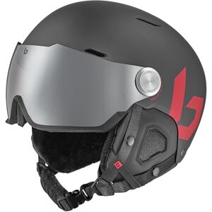 bollé MIGHT VISOR Ski Helmet Titanium and Red Large Ski Helmet High Resistance ABS Protection Optimal Ventilation Comfort Foam Removable Ear Pads Anti-Fog & Anti-Scratch Treatment bollé MIGHT VISOR Ski Helmet Titanium and Red Large Ski Helmet High Resistance ABS Protection Optimal Ventilation Comfort Foam Removable Ear Pads Anti-Fog & Anti-Scratch Treatment