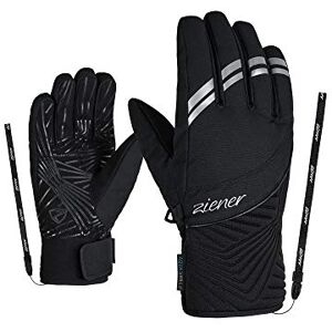 Ziener Kiwa AS Women's Ski Gloves/Winter Sports, Waterproof, Breathable, Black, 6.5 Ziener Kiwa AS Women's Ski Gloves/Winter Sports, Waterproof, Breathable, Black, 6.5