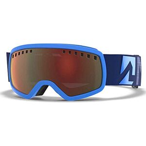 Marker Unisex Youth 4:3 Blue w/Surround Mirror Ski Goggles, One Size Marker Unisex Youth 4:3 Blue w/Surround Mirror Ski Goggles, One Size