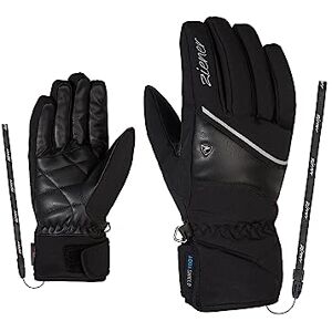 Ziener Kaika As Women's Ski Gloves/Winter Sports Waterproof/Breathable, womens, Ski gloves, winter sports, waterproof, breathable., 801167, Black, 6 (EU) Ziener Kaika As Women's Ski Gloves/Winter Sports Waterproof/Breathable, womens, Ski gloves, winter sports, waterproof, breathable., 801167, Black, 6 (EU)