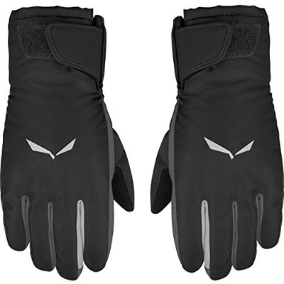 Salewa Puez Powertex Gloves, Womens, PUEZ Powertex GLOVES, black out/0730/0400 Salewa Puez Powertex Gloves, Womens, PUEZ Powertex GLOVES, black out/0730/0400