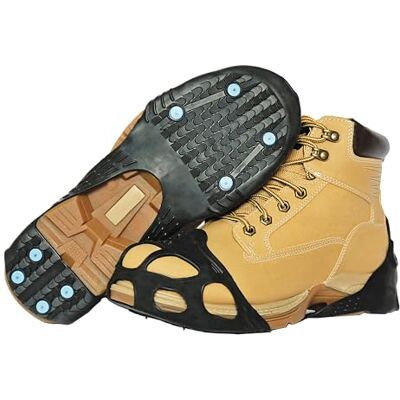 Due North All Purpose Industrial Traction Aids, Anti Slip Winter Boot Snow Shoe Grips, Ice Grippers – Rubber Overshoe Cleats with Tungsten Carbide Spikes, Extra Large, APINDUSTRIAL-XL V3550370-XL Due North All Purpose Industrial Traction Aids, Anti Slip Winter Boot Snow Shoe Grips, Ice Grippers – Rubber Overshoe Cleats with Tungsten Carbide Spikes, Extra Large, APINDUSTRIAL-XL V3550370-XL