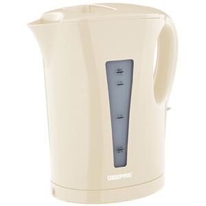 GEEPAS Electric Kettle 1.7L Cordless Fast Boil Jug Kettle for Hot Water Tea or Coffee Boil Dry Protection & Auto Shut Off Illuminated Switch, Cord Storage 1 Year Warranty, 2200W Biege GEEPAS Electric Kettle 1.7L Cordless Fast Boil Jug Kettle for Hot Water Tea or Coffee Boil Dry Protection & Auto Shut Off Illuminated Switch, Cord Storage 1 Year Warranty, 2200W Biege