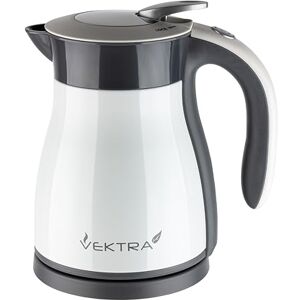 Vektra VEK-1201W Vacuum Insulated Environmentally Eco Friendly Easy Pour Cordless Kettle 1.2 Litre,White Vektra VEK-1201W Vacuum Insulated Environmentally Eco Friendly Easy Pour Cordless Kettle 1.2 Litre,White