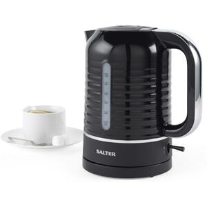 Salter EK5572BLK Oscuro Kettle 1.7 Litre Capacity 360° Swivel Base, Boil Dry Sensor, Auto Shut Off, Limescale Filter, LED Illumination, Colour Indicator, Stylish Design, Modern Finish Black 3000W Salter EK5572BLK Oscuro Kettle 1.7 Litre Capacity 360° Swivel Base, Boil Dry Sensor, Auto Shut Off, Limescale Filter, LED Illumination, Colour Indicator, Stylish Design, Modern Finish Black 3000W
