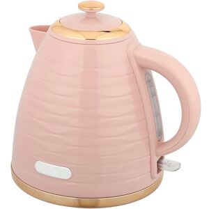 HOMCOM Electric Kettle 1.7L, Fast Boil, 3kW Cordless Water Kettle with Removable Washable Anti-scale Filter, UK Otter Thermostat, Auto Shut-off, 360° Swivel, BPA Free, Pink Water Ripple Texture HOMCOM Electric Kettle 1.7L, Fast Boil, 3kW Cordless Water Kettle with Removable Washable Anti-scale Filter, UK Otter Thermostat, Auto Shut-off, 360° Swivel, BPA Free, Pink Water Ripple Texture