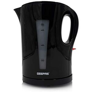 GEEPAS Electric Kettle 1.7L Cordless Fast Boil Jug Kettle for Hot Water Tea or Coffee Boil Dry Protection & Auto Shut Off Illuminated Switch, Cord Storage 1 Year Warranty, 2200W Black GEEPAS Electric Kettle 1.7L Cordless Fast Boil Jug Kettle for Hot Water Tea or Coffee Boil Dry Protection & Auto Shut Off Illuminated Switch, Cord Storage 1 Year Warranty, 2200W Black
