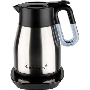Vektra VEK-1204 Vacuum Insulated Easy Pour Cordless Kettle with Variable Temperature Control and Digital Display, 1.2 Litre, Stainless Steel Vektra VEK-1204 Vacuum Insulated Easy Pour Cordless Kettle with Variable Temperature Control and Digital Display, 1.2 Litre, Stainless Steel