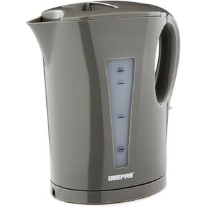 GEEPAS Electric Kettle 1.7L Cordless Fast Boil Jug Kettle for Hot Water Tea or Coffee Boil Dry Protection & Auto Shut Off Illuminated Switch, Cord Storage 1 Year Warranty, 2200W Grey GEEPAS Electric Kettle 1.7L Cordless Fast Boil Jug Kettle for Hot Water Tea or Coffee Boil Dry Protection & Auto Shut Off Illuminated Switch, Cord Storage 1 Year Warranty, 2200W Grey