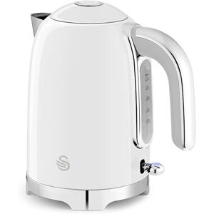 Swan Solace 1.7L White Stainless Steel Cordless Kettle Swan Solace 1.7L White Stainless Steel Cordless Kettle