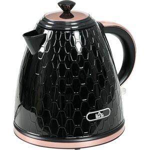 HOMCOM Electric Kettle, 1.7L, Fast Boil, 3kW Cordless Water Kettle with Removable Washable Anti-scale Filter, Auto Shut-off, 360° Swivel, UK Otter Thermostat, BPA Free, Black HOMCOM Electric Kettle, 1.7L, Fast Boil, 3kW Cordless Water Kettle with Removable Washable Anti-scale Filter, Auto Shut-off, 360° Swivel, UK Otter Thermostat, BPA Free, Black