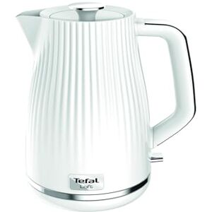 Tefal Loft Electric Kettle, 1.7L, Fast Boil, Cordless Kettle, Water level Window, 3000W, Removable Anti-Scale Filter, Quiet, Precise Pouring Spout, KO250140, White Glossy Finish Tefal Loft Electric Kettle, 1.7L, Fast Boil, Cordless Kettle, Water level Window, 3000W, Removable Anti-Scale Filter, Quiet, Precise Pouring Spout, KO250140, White Glossy Finish