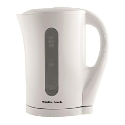 Hamilton Beach Essentials 1.7l Electric Kettle - White - Electric Kettle Hamilton Beach Essentials 1.7l Electric Kettle - White - Electric Kettle