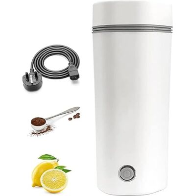 ZHODADA Travel Electric Kettle 350ml Heating Capacity Portable Cup 300w Kettles Electric Fast Boil Quiet Kettle Portable Kettle for Boiling Water for Making Tea Coffee Milk (White)1 ZHODADA Travel Electric Kettle 350ml Heating Capacity Portable Cup 300w Kettles Electric Fast Boil Quiet Kettle Portable Kettle for Boiling Water for Making Tea Coffee Milk (White)1