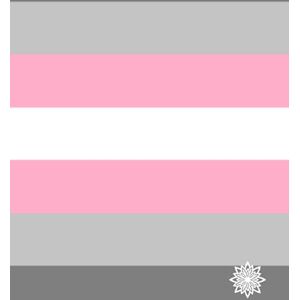 Designs, Gomez Deluxe Demigirl LGBTQIA+ Pride Flag Large Notebook Designs, Gomez Deluxe Demigirl LGBTQIA+ Pride Flag Large Notebook