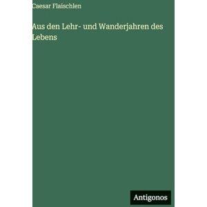 Flaischlen, Caesar Aus den Lehr- und Wanderjahren des Lebens Flaischlen, Caesar Aus den Lehr- und Wanderjahren des Lebens