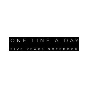 Press, Marlice One line a day Five years notebook: Minimalist 365 day memory journal Inspirational diary to fill in 6 x 9 inches Press, Marlice One line a day Five years notebook: Minimalist 365 day memory journal Inspirational diary to fill in 6 x 9 inches
