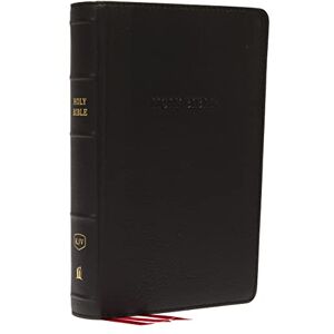 Thomas Nelson KJV Holy Bible: Personal Size Giant Print with 43,000 Cross References, Black Genuine Leather, Red Letter, Comfort Print: King James Version: Holy Bible, King James Version Thomas Nelson KJV Holy Bible: Personal Size Giant Print with 43,000 Cross References, Black Genuine Leather, Red Letter, Comfort Print: King James Version: Holy Bible, King James Version