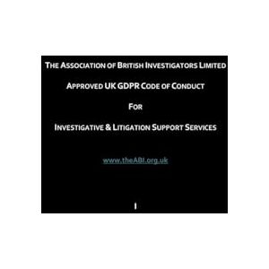 Imossi, Mr Tony ABI UK GDPR Code of Conduct for Investigative & Litigation Support Services: Approved by the Information Commissioner's Office (Professional Investigators' Good Practice Guides (UK)) Imossi, Mr Tony ABI UK GDPR Code of Conduct for Investigative & Litigation Support Services: Approved by the Information Commissioner's Office (Professional Investigators' Good Practice Guides (UK))