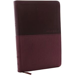 Thomas Nelson NKJV, Value Thinline Bible, Large Print, Burgundy Leathersoft, Red Letter, Comfort Print: Holy Bible, New King James Version Thomas Nelson NKJV, Value Thinline Bible, Large Print, Burgundy Leathersoft, Red Letter, Comfort Print: Holy Bible, New King James Version