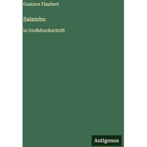 Flaubert, Gustave Salambo: in Großdruckschrift Flaubert, Gustave Salambo: in Großdruckschrift