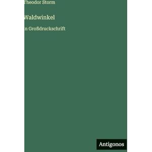 Storm, Theodor Waldwinkel: in Großdruckschrift Storm, Theodor Waldwinkel: in Großdruckschrift