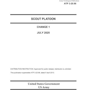 United Army Techniques Publication ATP 3-20.98 Scout Platoon Change 1 July 2025 United Army Techniques Publication ATP 3-20.98 Scout Platoon Change 1 July 2025