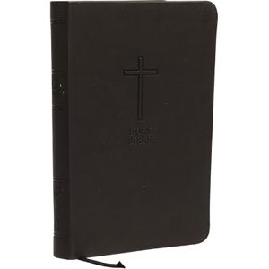 Thomas Nelson KJV Holy Bible: Value Compact Thinline, Black Leathersoft, Red Letter, Comfort Print: King James Version: Holy Bible, King James Version Thomas Nelson KJV Holy Bible: Value Compact Thinline, Black Leathersoft, Red Letter, Comfort Print: King James Version: Holy Bible, King James Version